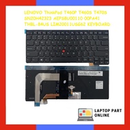 Keyboard LENOVO ThinkPad T460P T460S T470S SN20H42323 AEPS8U00110 00PA41 THBL-84US LIM20011USG62 Bac