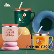 CHIHIRO11Z9D 250ML Baby Feeding Cup, Stainless Steel Baby Learn To Drink Straw Cup, Cute Insulation 