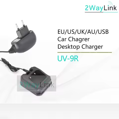 UV-9R Walkie Talkie Battery Charger CHR-9700 for BAOFENG UV-XR A-58 GT-3WP UV-5S BF-A58 UV-5R WP R76