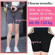 Legging Pendek Celana Sot atau Strit Wanita Bahan Spandek Adem Leging Lejing Hot Pants Nyaman Melar 