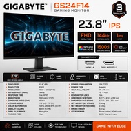 GIGABYTE GS24F14 23.8" IPS FHD Gaming Monitor 144Hz 1ms MPRT HDMIDP