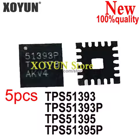 (5pcs)New TPS51393RJER TPS51393 51393 TPS51393PRJER TPS51393P 51393P TPS51395RJER TPS51395 51395 TPS
