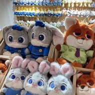 【Ready Stock】可爱生日礼物迪士尼疯狂动物城尼克朱迪公仔毛绒毛绒玩具玩偶 doll Zootopia Judi