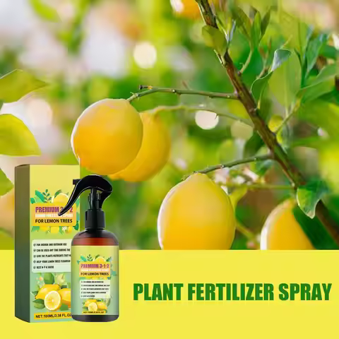 100ml Organic Liquid Fertilizer Lemon Tree Leaves Growing Spray Concentrated Booster Fertilizer Mist