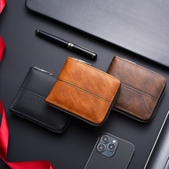 Dompet kulit lembu nipis perniagaan kulit tulen anti kecurian dompet kulit kuda gila dompet lelaki