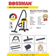 BOSSMAN 20Litre Wet Dry Vacuum Cleaner Wet & Dry Vacuum(3 in 1 Vacuum Cleaner)BOSSMAN BSV20