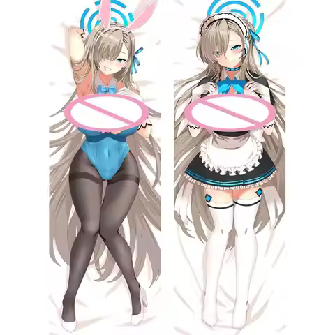 50X180cm Game Anime Blue Archive Ichinose Asuna Cosplay Dakimakura Pillowcase Hing Body Prop Pillow 