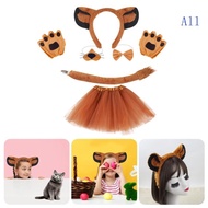 All Lion Costume Set Kids Halloween Costume Animal Dress up Outfit Halloween Lion Costume for Boy Gi