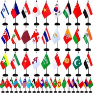 Flags of Asian Countries Desktop Flag International Festival Decoration Office Table Flag
