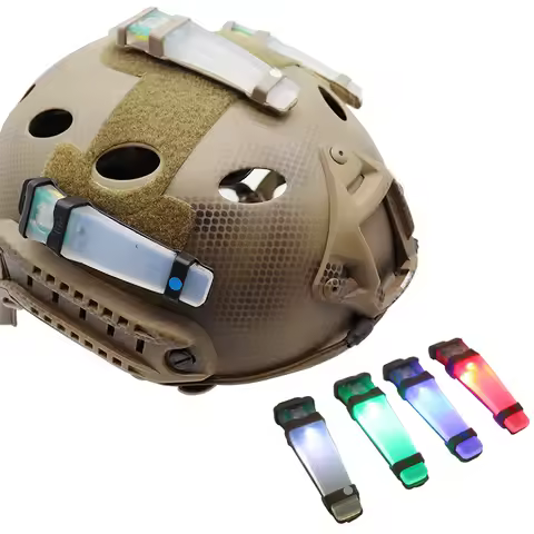 Tactical FMA Helmet Light Blue Green Red IR Strobe Waterproof Outdoor Survival Safety Signal Flash L