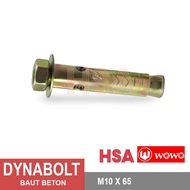 DYNA BOLT / CONCRETE BOLT / ANCHOR BOLT WOWO 10 X 65