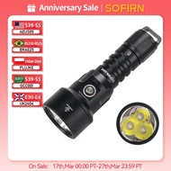 New Sofirn SD09 Diving Flashlight 3400lm Powerful 21700 Rechargeable Underwater Deep Scuba Torch SST40 Dive LED Light