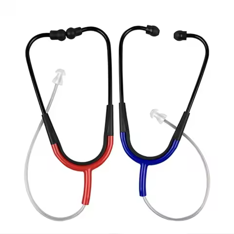 Hearing Aid Stethoscope Volume Noise Detection Binaural Earpiece Audition Test with Damper for Testi