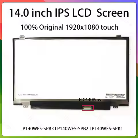 14 Inch Laptop LCD Touch Screen LP140WF5-SPB3 LP140WF5-SPB2 LP140WF5-SPK1 For Lenovo Thinkpad T460 T