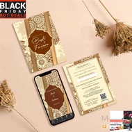 MY BEAUTY HOUSE Kad Kahwin Design songket Wedding Card + Digital Card New Design