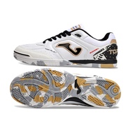 Qiaoma IC Futsal Football Boots, Men's Leather Flat Indoor Football Boots OBAI