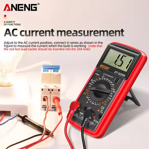 ANENG Tester Electric NCV True RMS Analog Digital Profesional Multimeter AC/DC Transistor VoltageAut