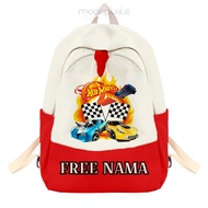 Children's Backpack Free Name Hot Wheels 2 Backpack for Kindergarten and Elementary School Children 