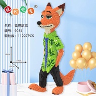 lego cáo nick và thỏ judy 94cm 92cm đồ chơi xếp hình trẻ em nanoblock Đồ chơi lắp ráp cho bé