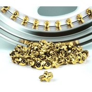 Universal Wheel Rim Rivets Nuts Rim Lip Push-On Decoration Black Chrome Gold For BBS RS Rim Lip Deco