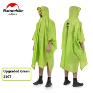 Naturehike Outdoor mountaineering walking 3 in 1 poncho Triad to groundsheet awning raincoat outdoor raincoat