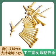 Golf Ball tee Bamboo T Wooden Nail Golf Ending Accessories Supplies Long TEE Bamboo Wooden Ball t Go