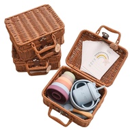 Baby Feeding Tableware Box Set Gifts Baby Silicone Rainbow Stacker Toy Set Baby Birth Vintage Box Gi