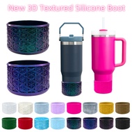 New 7.5CM*5CM Woven 3D Textured Silicone Boot For Aquaflask Tumbler Silicone Bottle Bottom Sleeves G