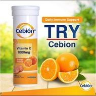 Cebion Vitamin C 1000MG Travel Pocket Size 10'sTube (Boost Immunisation)
