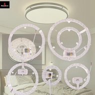 1 Set 12w 18W 24W 36W 48W LED Panel Panel Light Replacement Ceiling Fan Wall Lamp Round Module 220v 