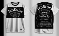 Triskelion T-Shirt | Tau Gamma Phi Fraternity Jersey Black White