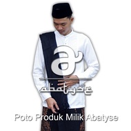 [BISA COD] Sorban Hitam Polos Panjang 2 Meter - Sorban Habib Hitam Polos - Sorban Yamani Polos Hitam