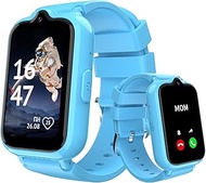 4G Kids Watch with GPS Tracker Video & Voice Calling Alarm SOS Pedometer Calculator Camera HD Touch 