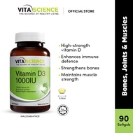 VitaScience Vitamin D3 1000IU (90's) [Expiry 04/2026]