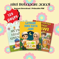[Hard Copy] Siri Belajar Jawi | Mahir Jawi | Bijak Jawi | Latihan Jawi Prasekolah | Islamic Workshee