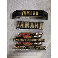 YAMAHA RXS 115 logo emblem fork side cover tank 1set