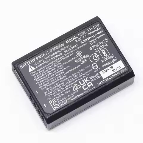 Original LP-E10 LPE10 860mAh Battery For EOS Rebel T3 T6 T7 T100 Kiss X50 X80 X90 1500D 3000D 4000D 