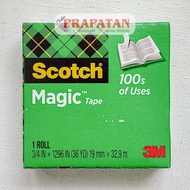 Scotch Matte Finish Magic Tape 19mm Refill | Isolasi Matte | Selotip