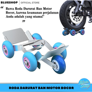 Roda Darurat Ban Motor Bocor - Roda magic multifungsi - troli untuk ban bocor -Alat Dorong Motor Ban