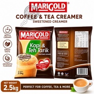 MARIGOLD Coffee & Tea Sweetened Creamer 2.5kg | Rich & Creamy | Teh Tarik Coffee Milk Tea | Choleste