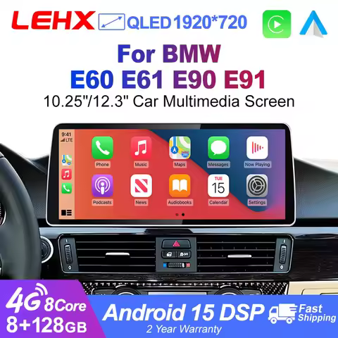 LEHX L6PRO 8Core 4G DSP Android 15 Car Multimedia CarPlay Android Auto For BMW 3 Series E90 E91 5 Se