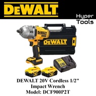 DEWALT 20V Cordless 1/2" Impact Wrench (Model: DCF900P2T) Brushless High Torque *Include 1x Charger 