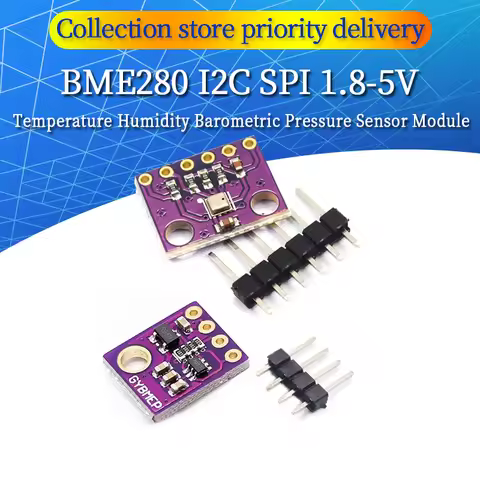 BME280 5V 3.3V Digital Sensor Temperature Humidity Barometric Pressure Sensor Module I2C SPI 1.8-5V