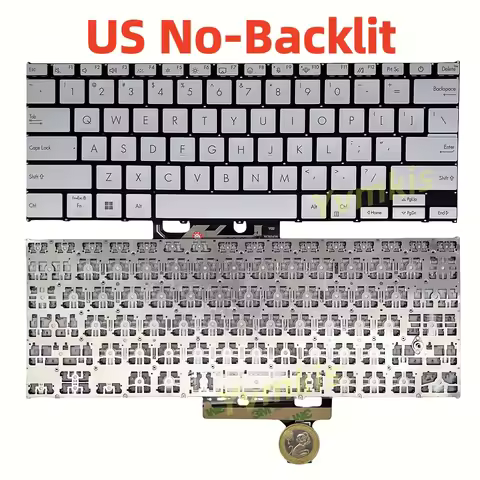UX3405 Keyboard For ASUS Zenbook 14 OLED UX3405 UX3405M UX3405MA Silver/Blue/Black No backlit US Lay