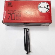 70 MARABU BLACK Wall Nails or 7CM Concrete Nails or Steel Nails (D4196)