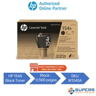 HP 154A Black Original LaserJet Tank Toner Reload Kit [W1540A]