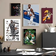 1 pc Kyrie Irving Basketball Player Poster Waterproof Paper Sticker Self Adhesive Art Coffee Home Ba