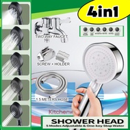 4 in 1 Shower Head Set shower with faucet 5-speed Pressurized Bathroom Shower Head Head With Hose