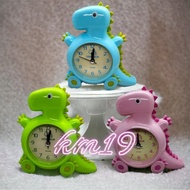 Jam Beker Weker Alarm Meja Karakter Dino Anak Perempuan dan Laki laki Lucu