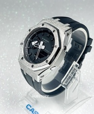 HUBSTORE 卡西歐 CASIO G-Shock GSHOCK 農家橡樹 皇家橡樹 八角行針 200米防水 Casioak GA2100 GA2100FF GA-2100FF8A GA-2100 GA-2100FF GA-2100FF-8 GA-2100FF-8A 黑銀色 限量版 有現貨